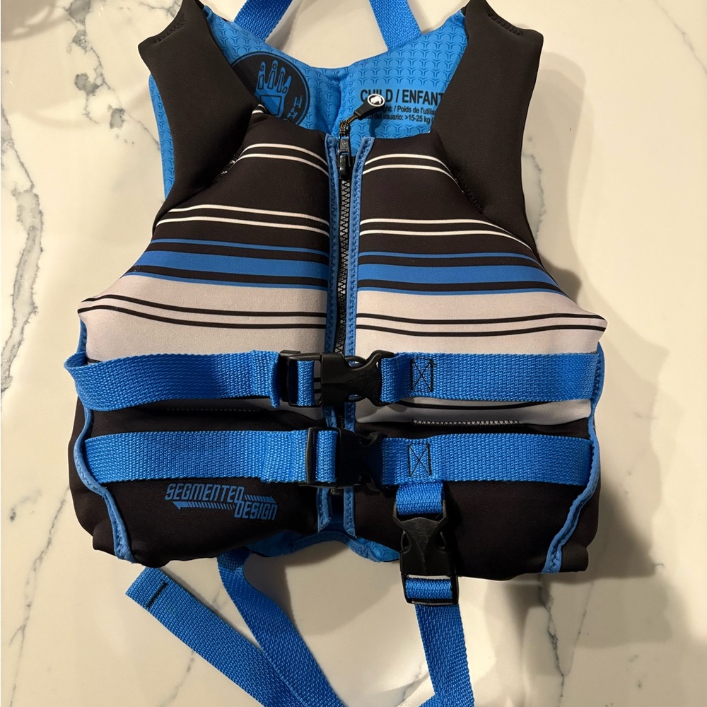 Body Glove Kids Black and Blue Swim Vest